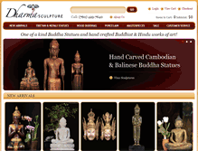 Tablet Screenshot of dharmasculpture.com